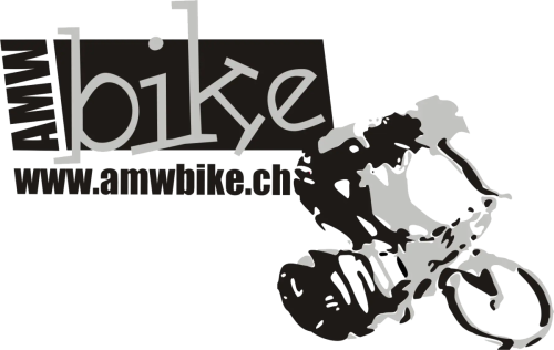 Hauptlogo, Quittungen (s/w), Klebeetiketten (s/w), Gutscheine AMW-bike